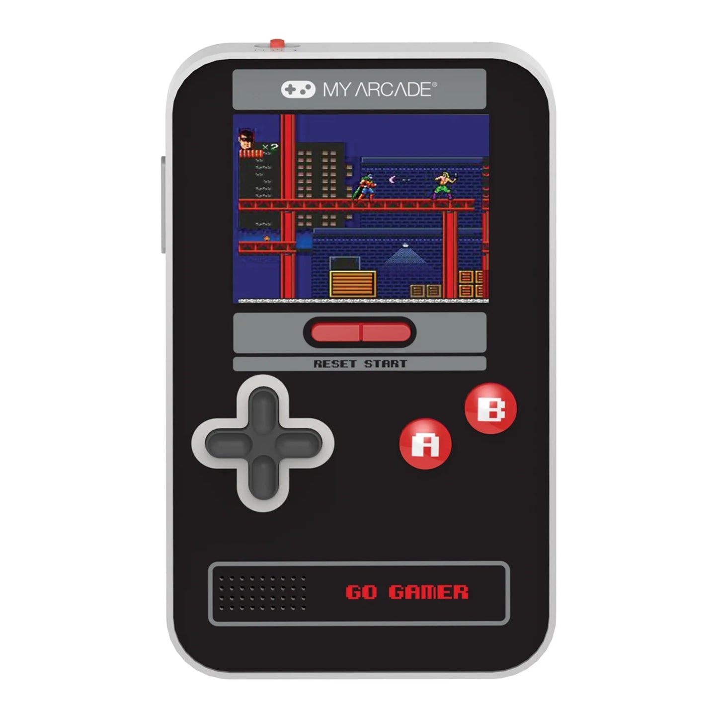 300-In-1 Handheld Video Game System, Black & Red