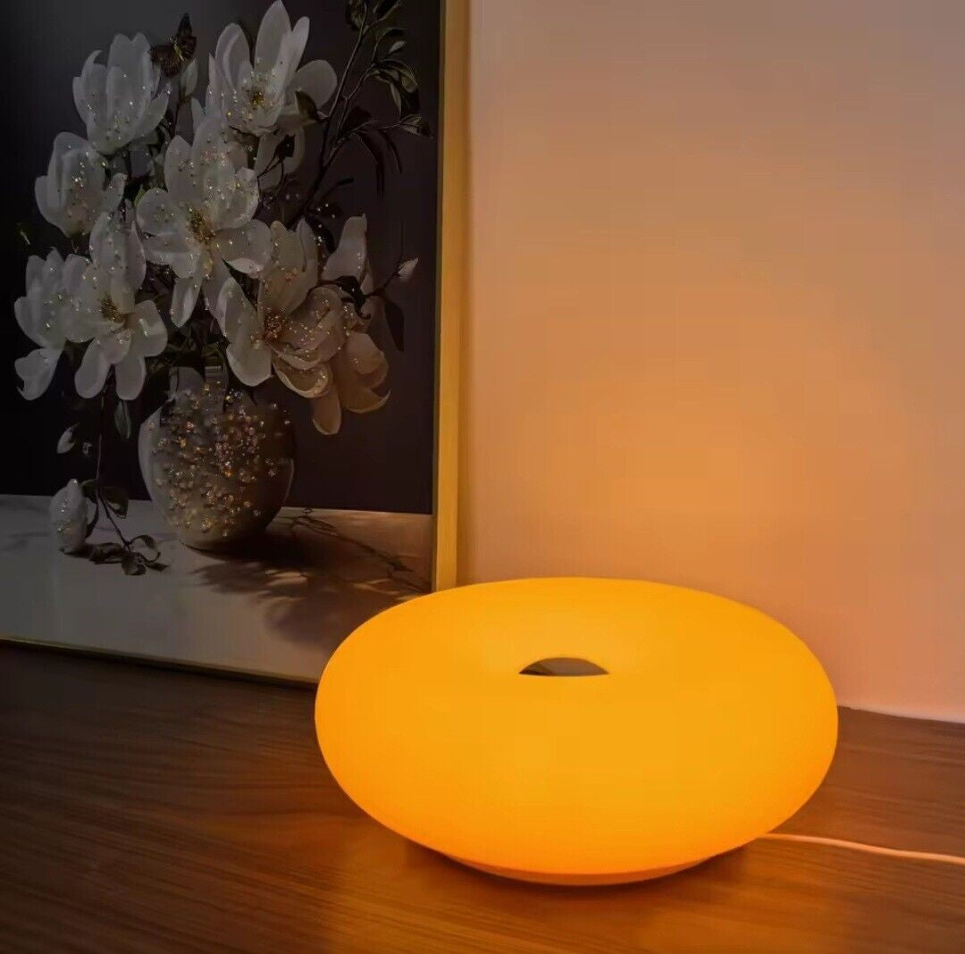 Bauhaus Table Lamp USB Plug Bedroom Bedside Lamp Living Room Decoration Donut