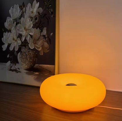 Bauhaus Table Lamp USB Plug Bedroom Bedside Lamp Living Room Decoration Donut