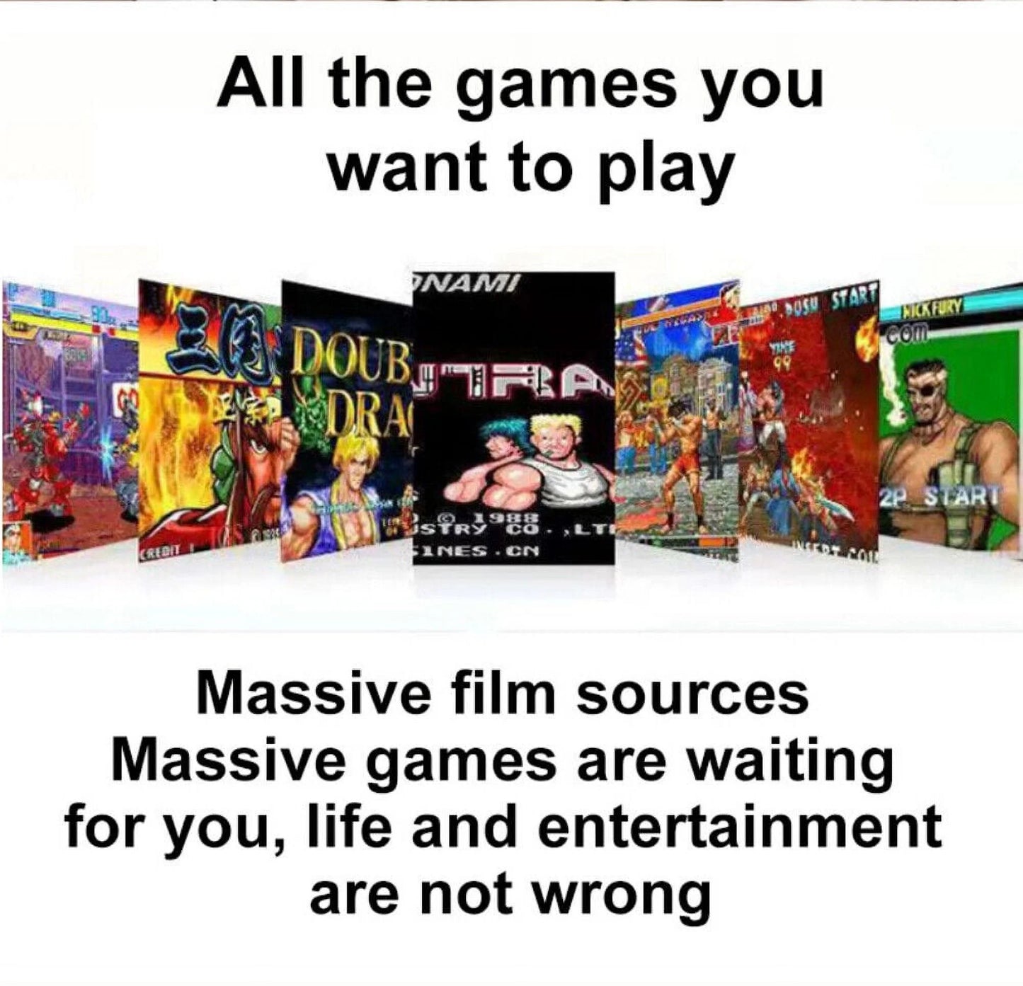 HDMI 4K TV Game Stick 64G 20000+ Game Video Game Consoles W/2 Wireless Gamepad 32G 5000+ Games for Kids Adult